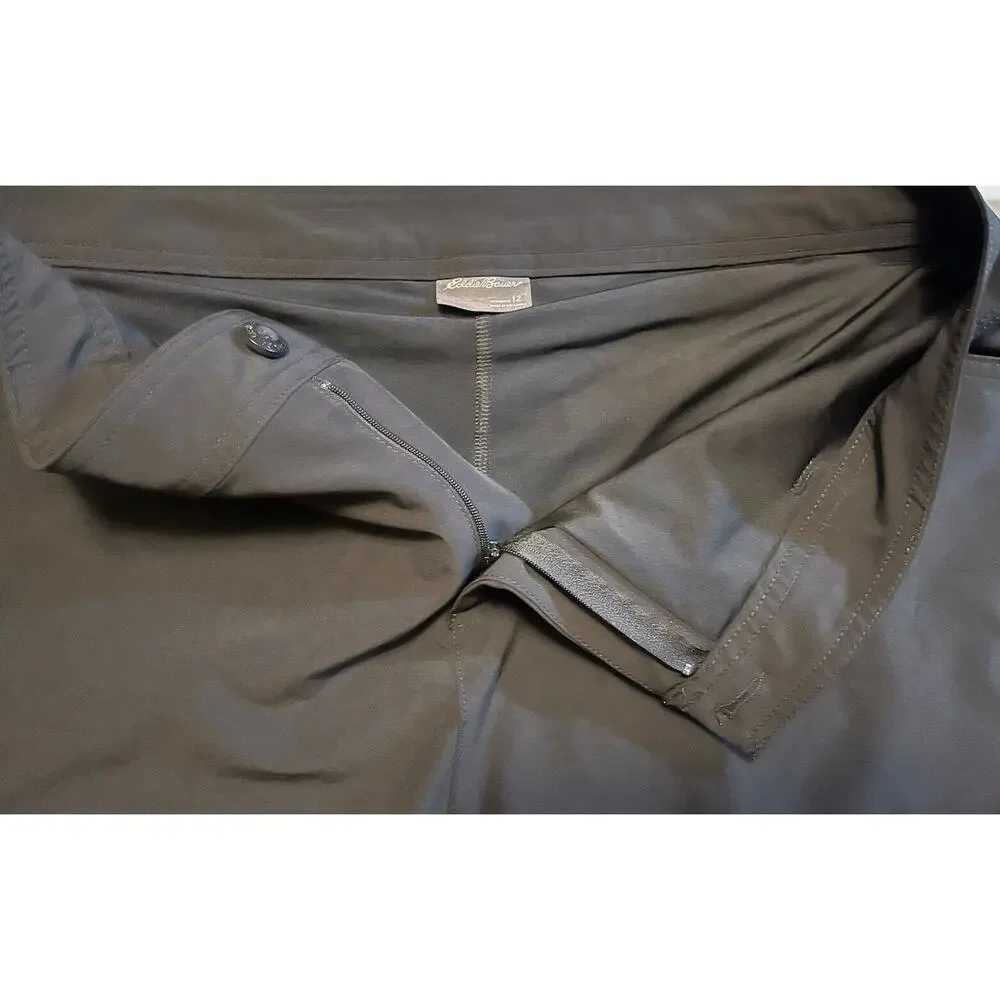 Eddie Bauer Adventurer 2.0 Skort Skirt Women’s Size 12 Black Golf Hiking - Picture 8 of 11